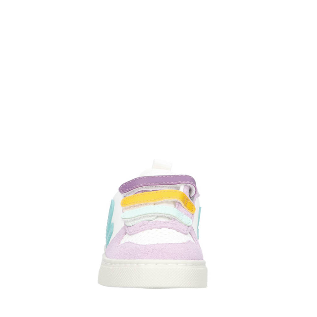 Veja Small V-10leren sneakers lila multi