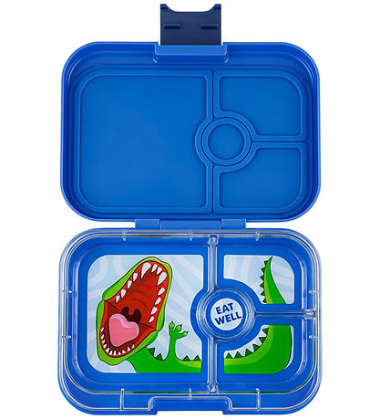 Yumbox Brotdose m. 4 Zimmer - Bento Panino - Surf Blue - Dino
