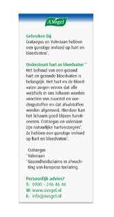 A.Vogel Crataegus   Valeriaan Hart en Bloedvaten Druppels 50ML