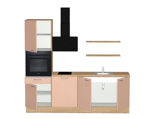 CONCEPT1 - Pack Cuisine ASTUCIO 2 CORAIL MAT - 240CM