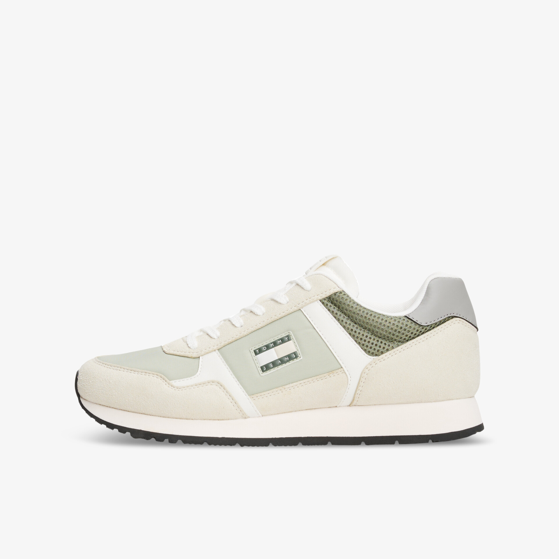 TOMMY JEANS TJM Runner Herren Sneaker Low grün