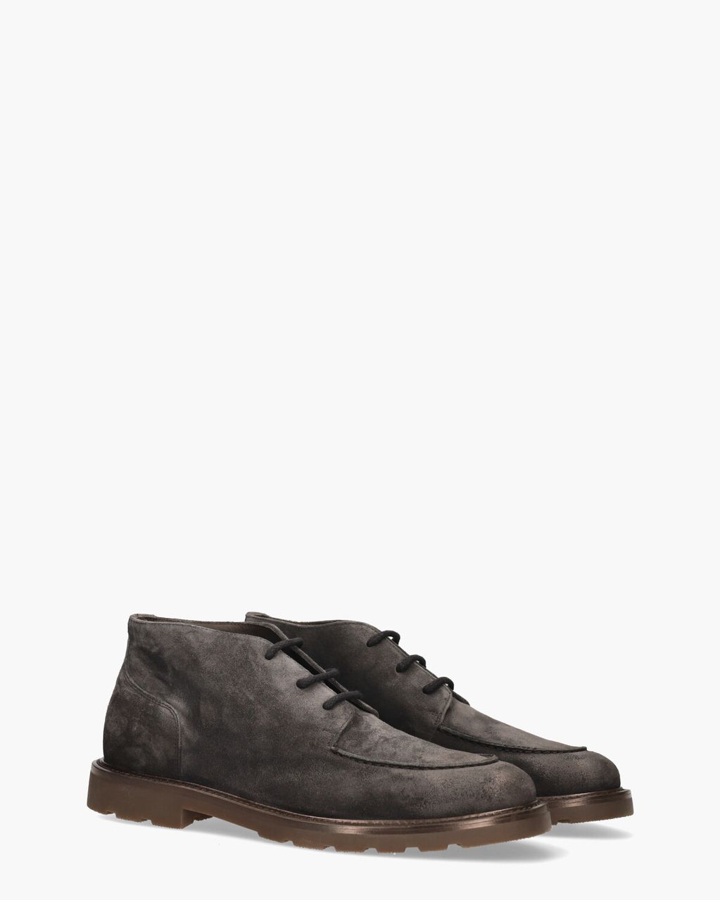 Rossano Bisconti 798-03 Donkergrijs Heren Veterboots