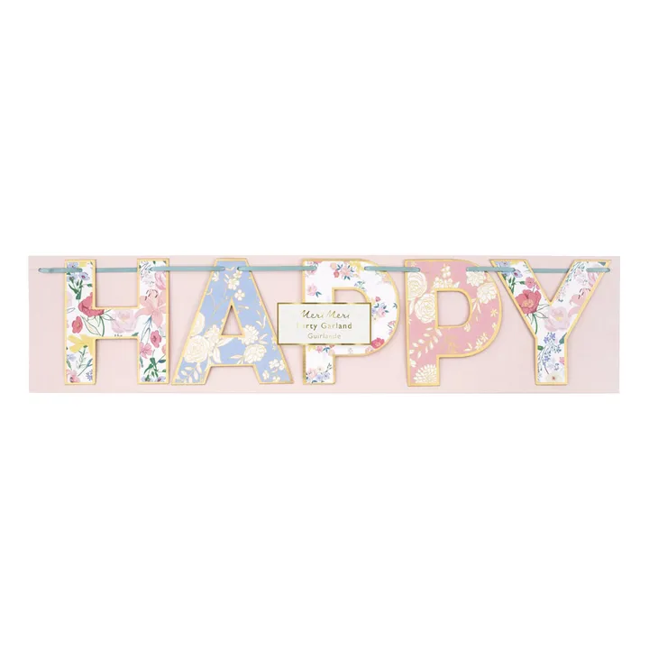 Meri Meri Guirlande d'anniversaire English Garden