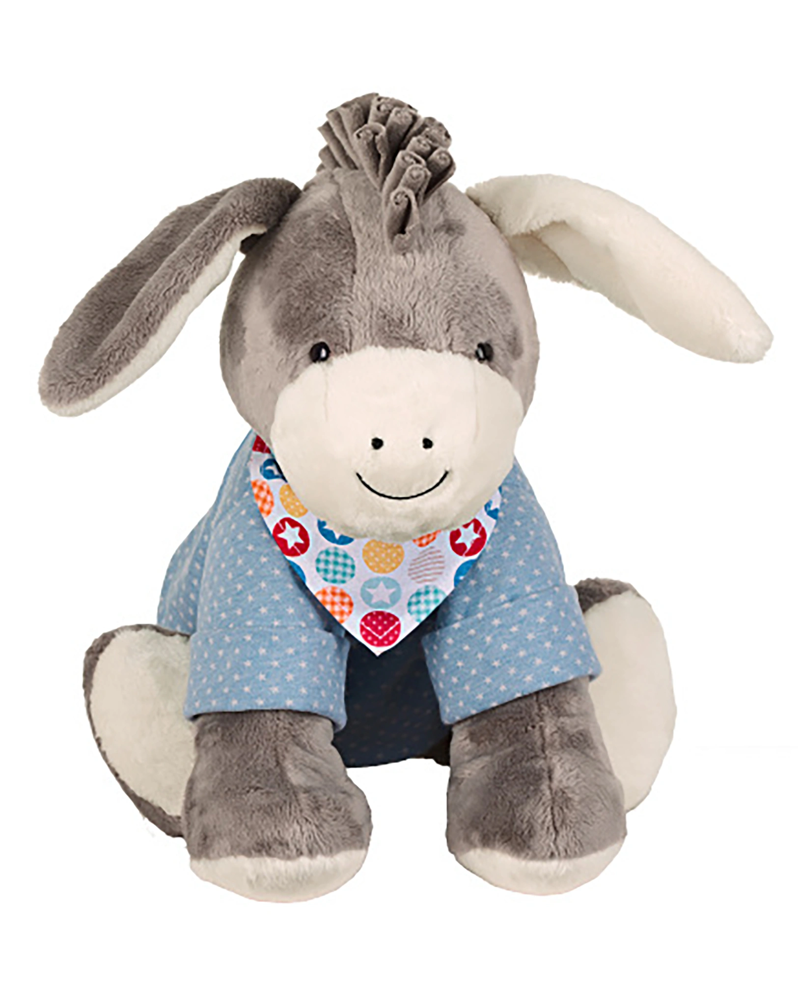 Kuscheltier EMMI ESEL (37cm) in grau
