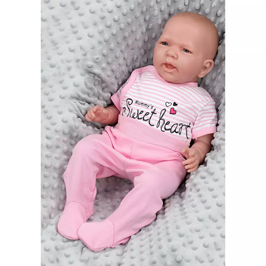 TupTam Baby Mädchen Kurzarm Wickelbody 5er Set weißgrau