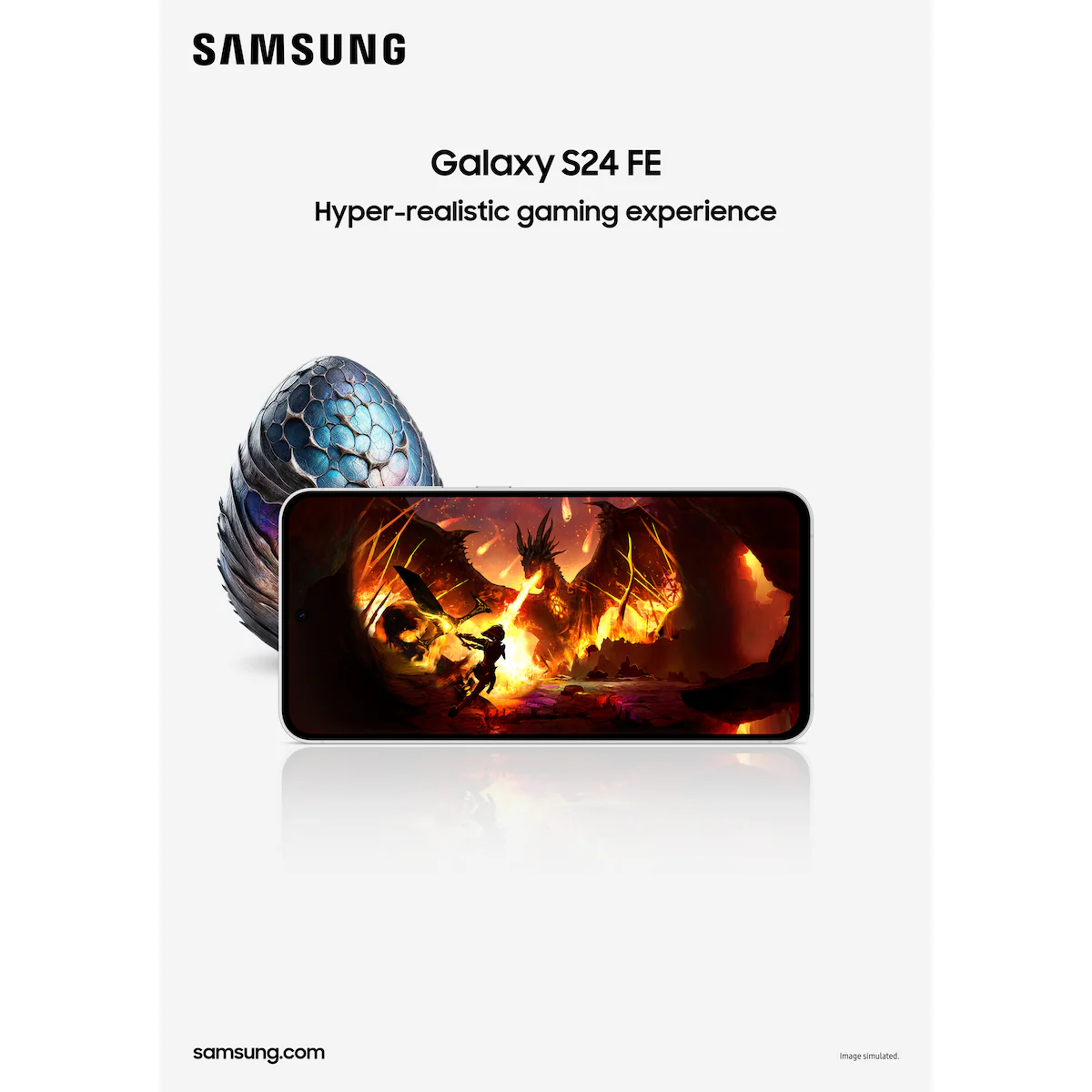 Samsung Galaxy S24 FE 5G smarttelefon 8/256GB (mint)