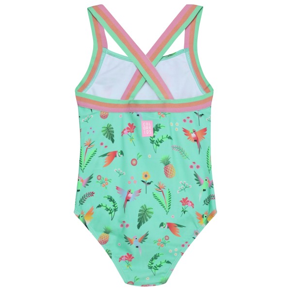 Color Kids - Kid's Swimsuit with Elastic Straps AOP - Maillot de bain