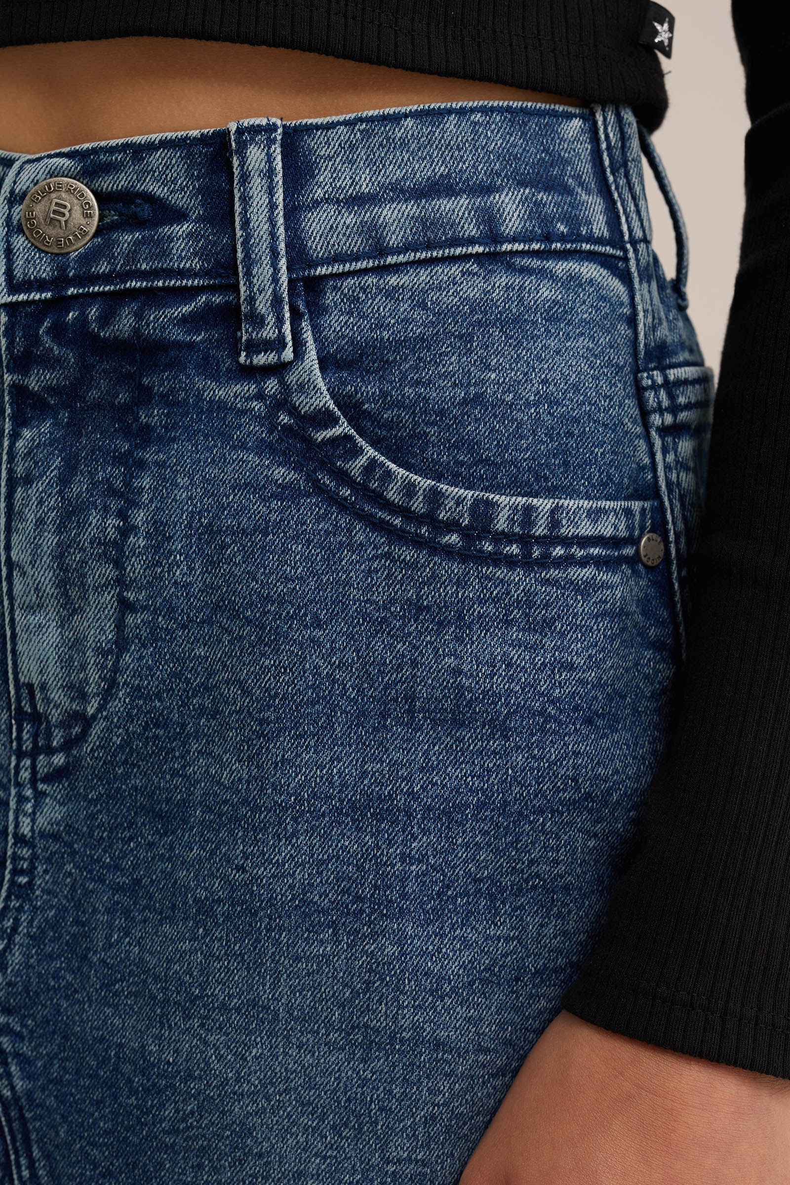Meisjes denim rok Blue Ridge Donkerblauw