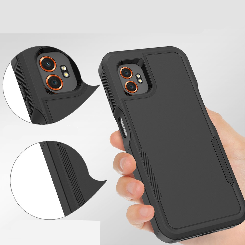 Samsung Galaxy Xcover7 Pro Outdoor Hybrid Hardcase Hülle   TPU Einlage - Schwarz