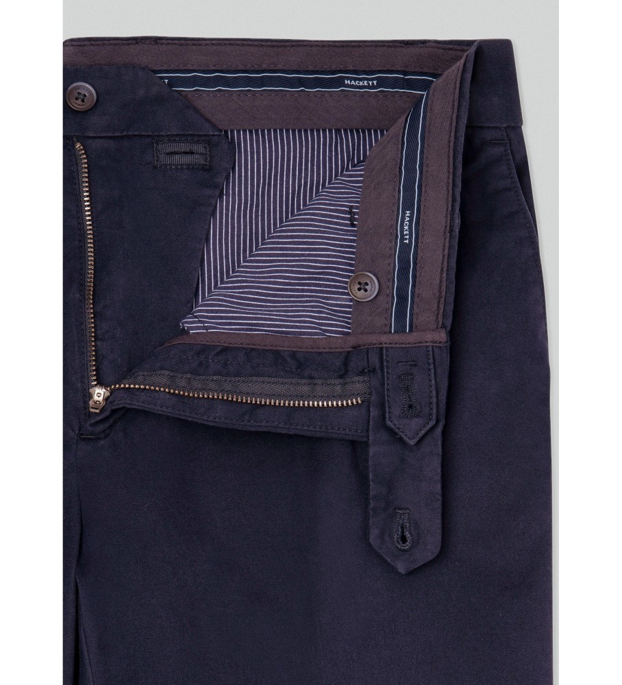 Calças chino azul-marinho Hackett Kensington