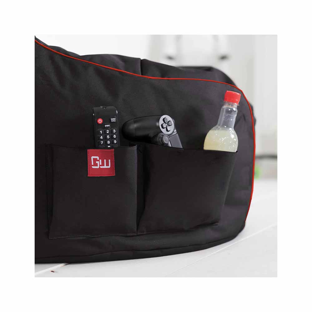 Gaming Sitzsack Beta - Crimson Warrior (Schwarz/Rot)