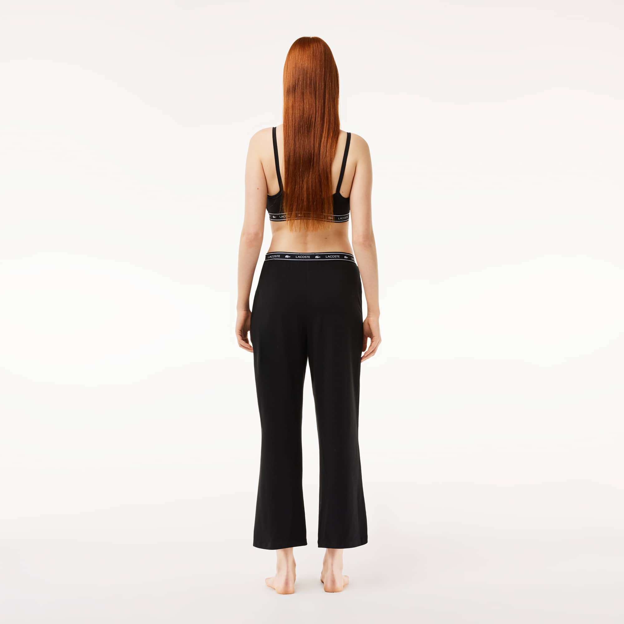 Pantalon d'intérieur en jersey de coton Vêtements d’intérieur & de nuit - Noir - Lacoste - Femme
