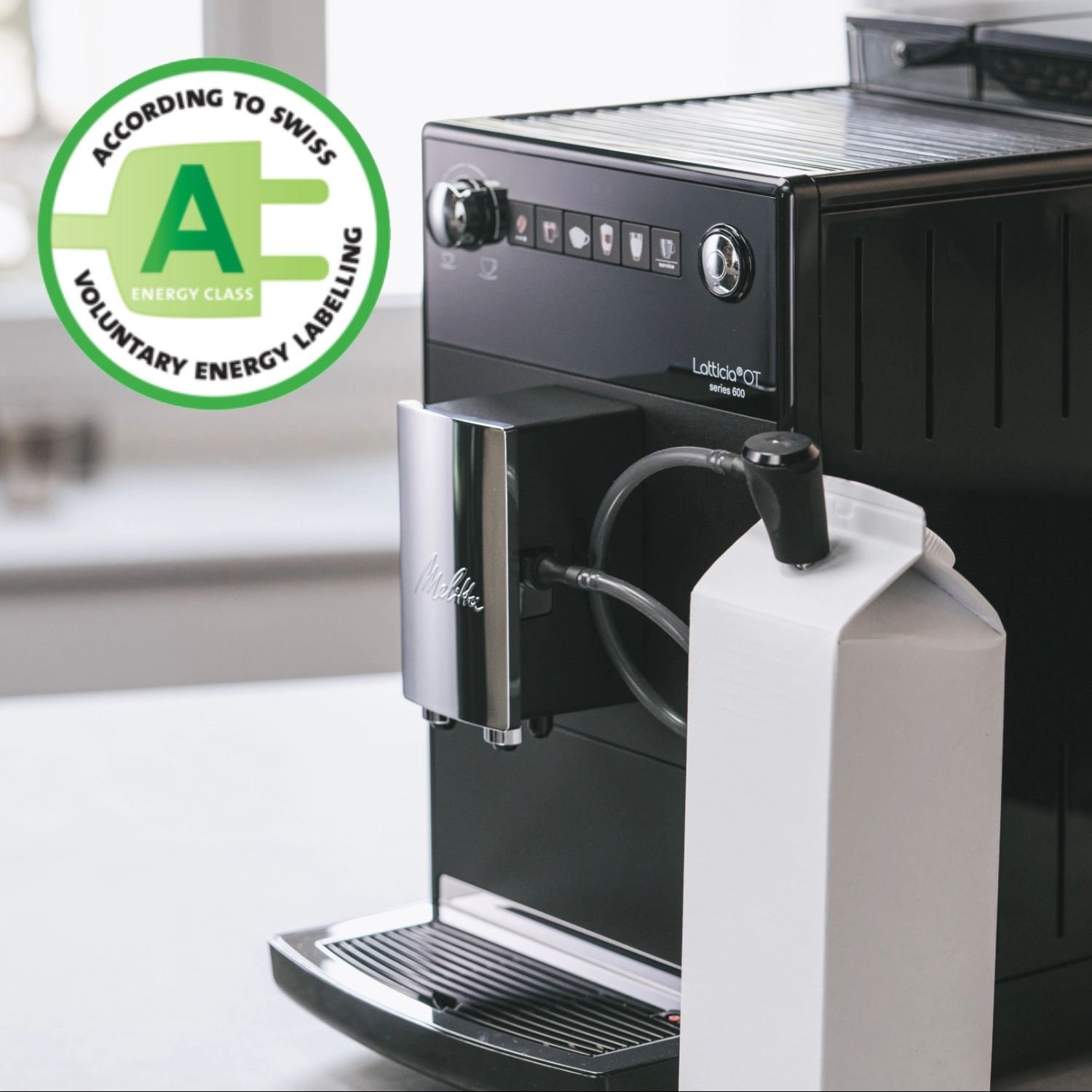 Latticia® OT|Kaffeevollautomat Schwarz