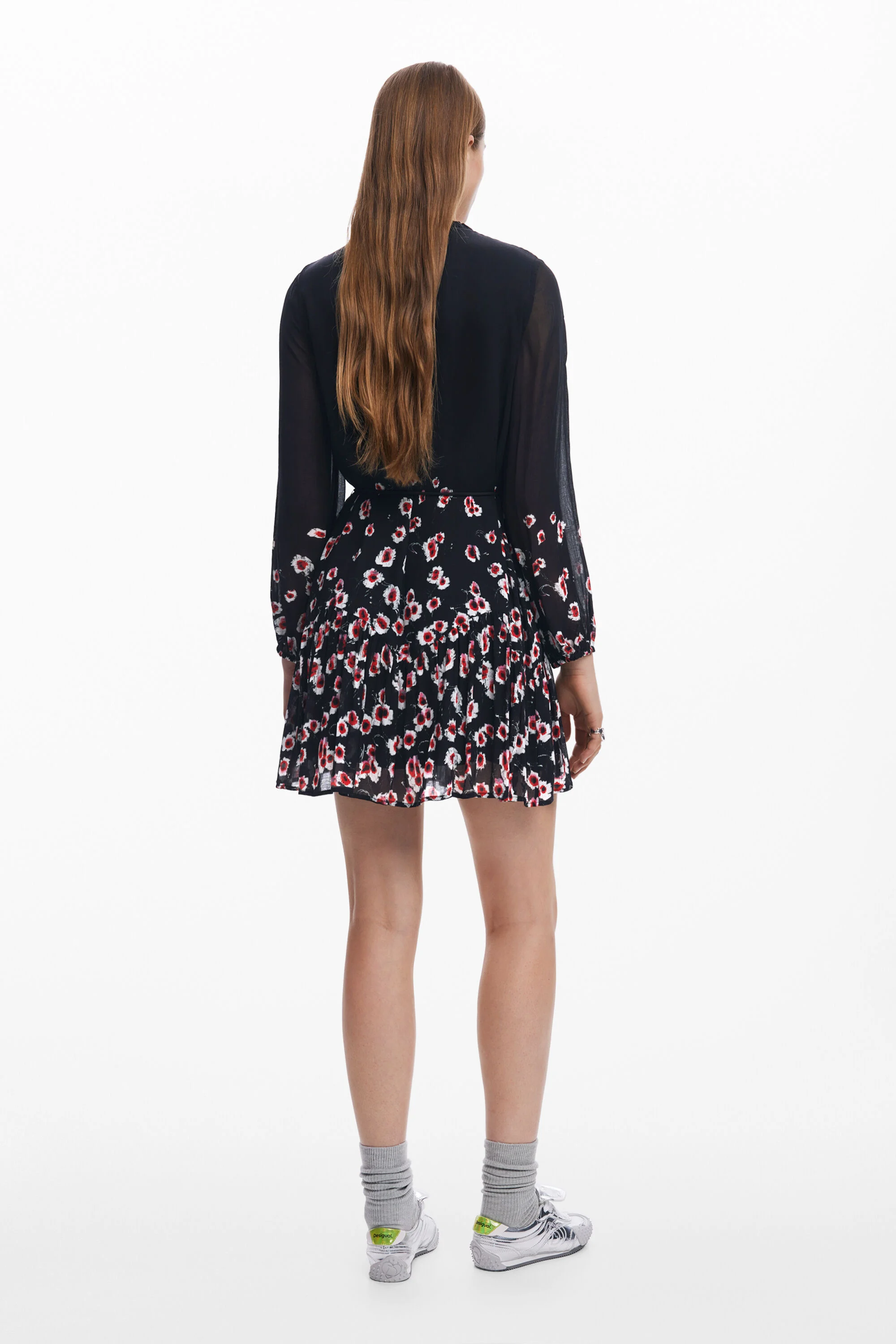 Vestido curto floral