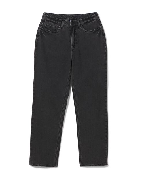 jean femme modèle straight fit gris foncé