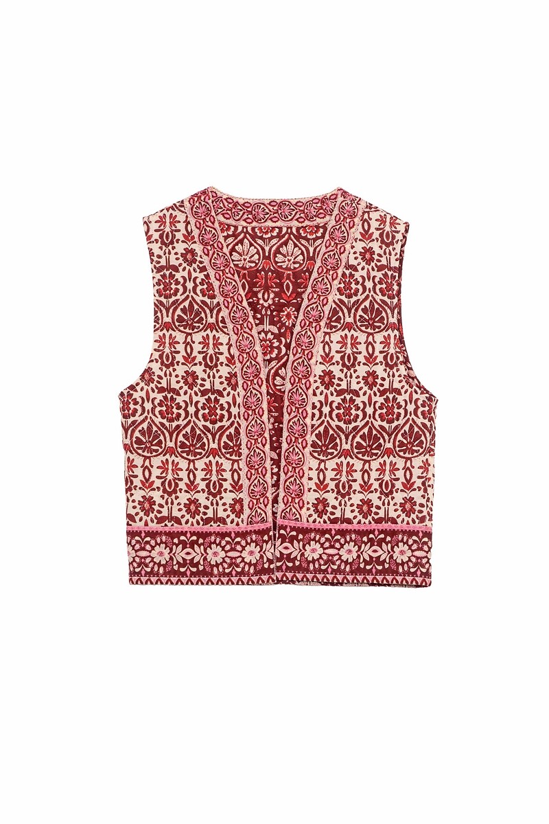 LA PETITE ETOILE<br>Colete sem mangas estampado, VILMA