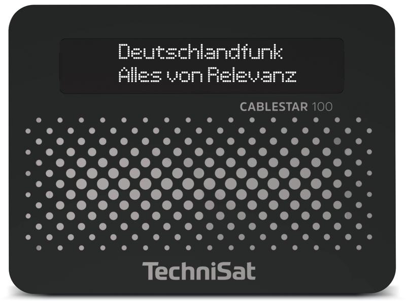 Technisat Radio-Tuner Cablestar 100 Schwarz Digitalradio-Empfangsteil mit AAC für unverschlüsselte digitale Radioprogramme via Kabel EAN