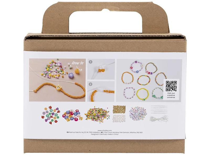 Creativ Company Schmuck Bastelset Mini Kreativ Mix Armbände DIY farbenfrohe Armbänder
