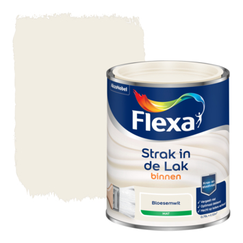 Flexa Strak in de Lak binnenlak mat bloesemwit 750 ml