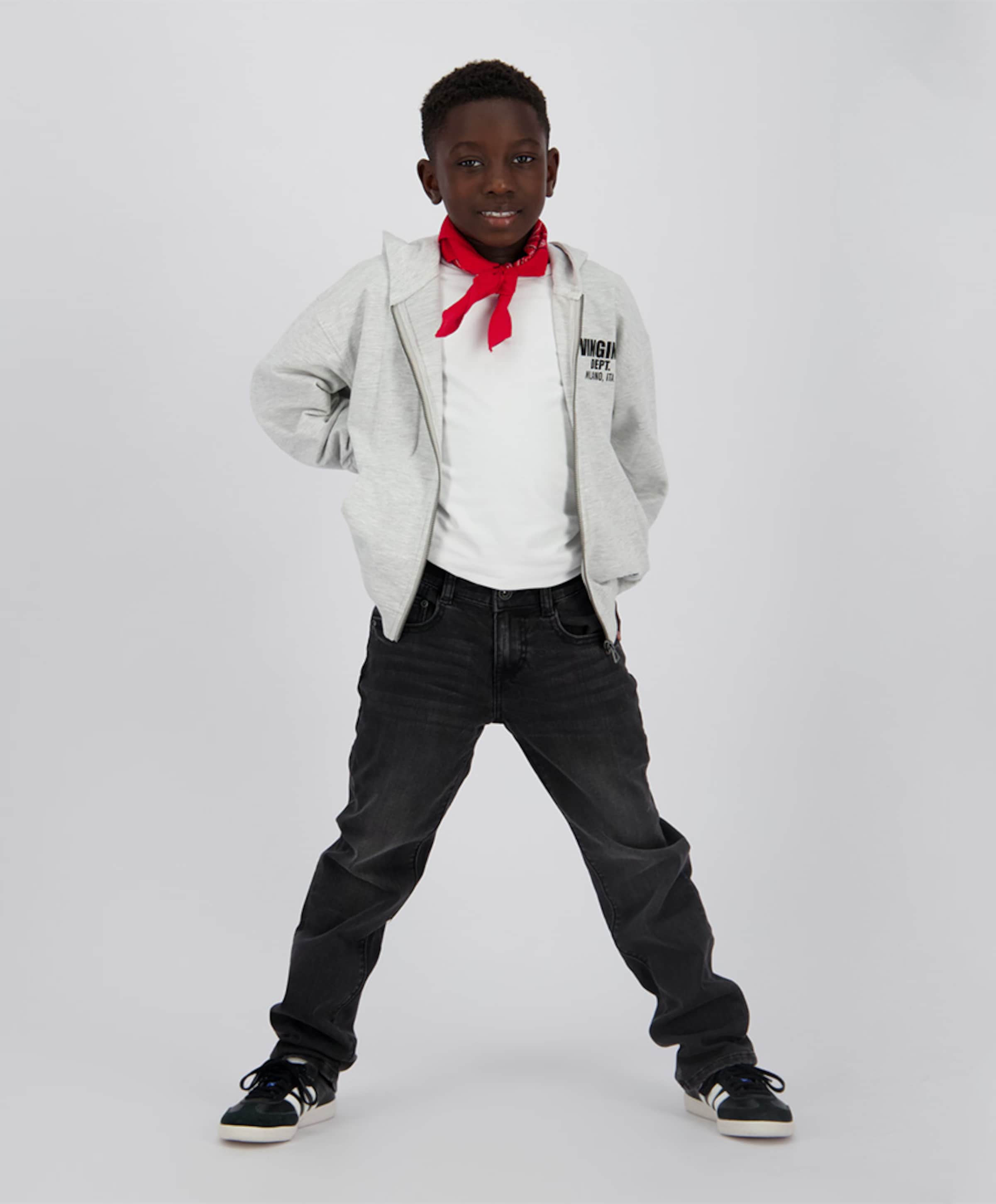 Vingino Baggio icon lange broek zwart