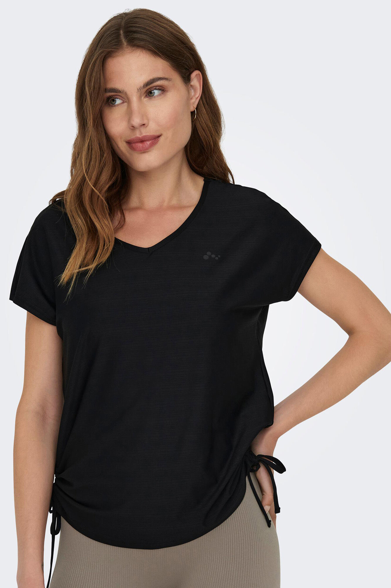 Camiseta de corte lateral