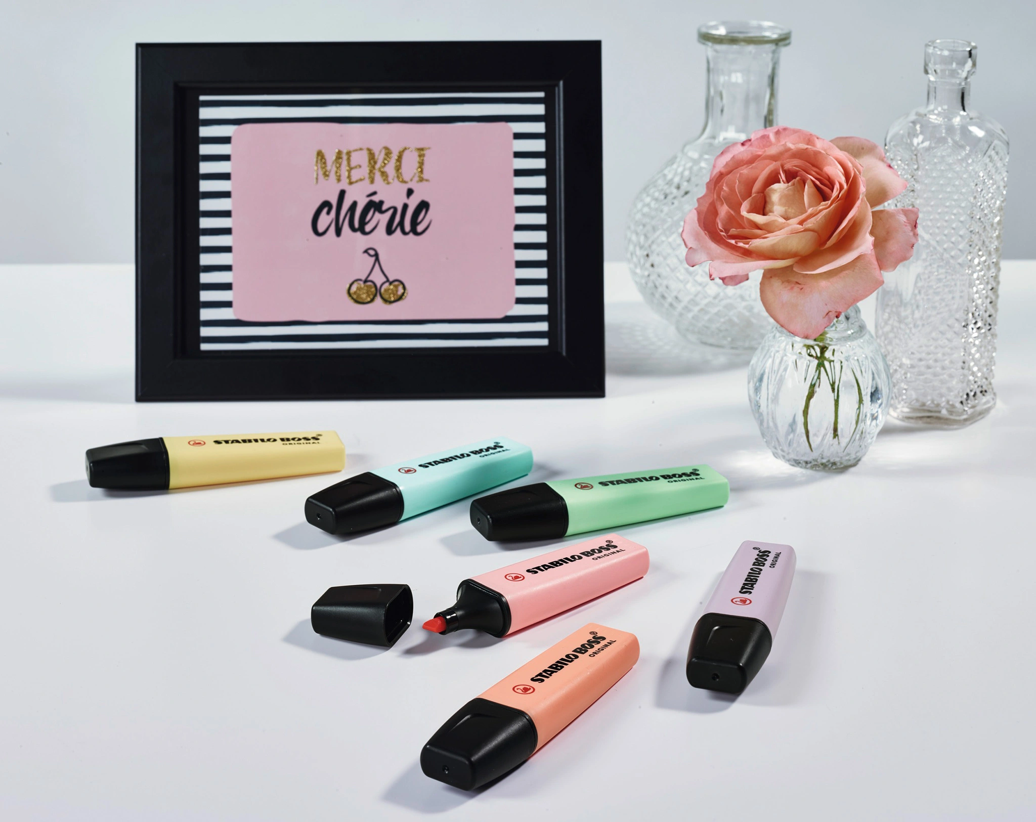 Textmarker STABILO® BOSS ORIGINAL Pastel 4er-Pack