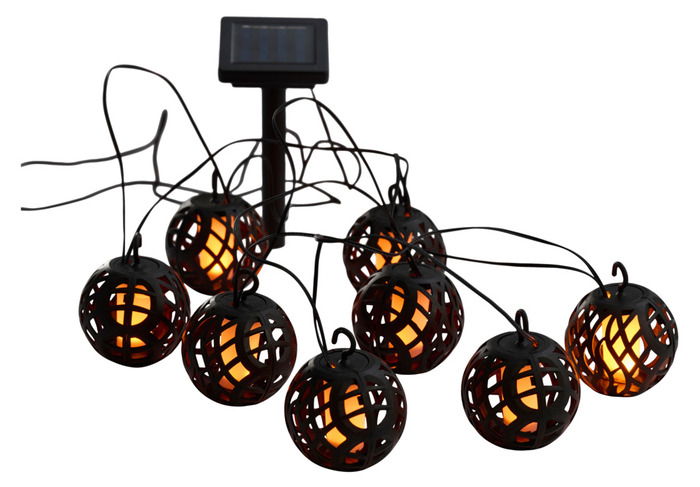 Solar lyskæde med flammeeffekt 4,1 meter - Garden