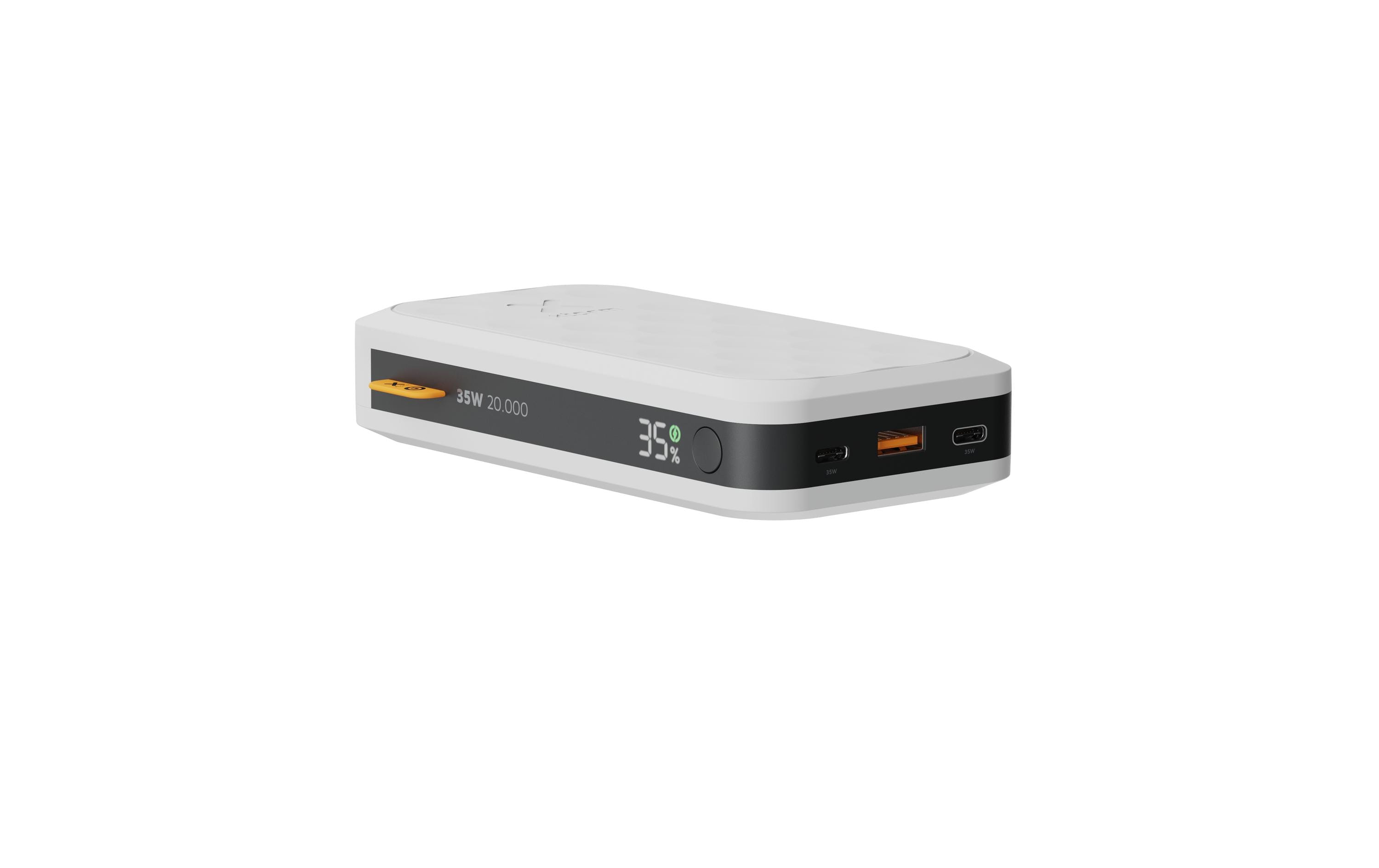 Powerbank Fuel Series 5 FS5200 20000 mAh, Weiss2x USB-C, 1x USB-A Fuel Series Dusk White