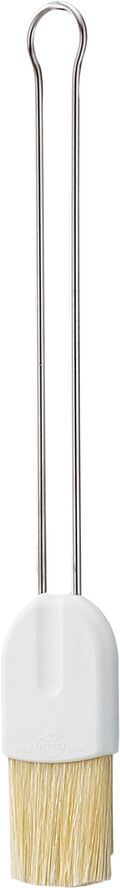 Rösle Bagepensel stål/hvid L23,5cm B3,5cm Stål, hvid