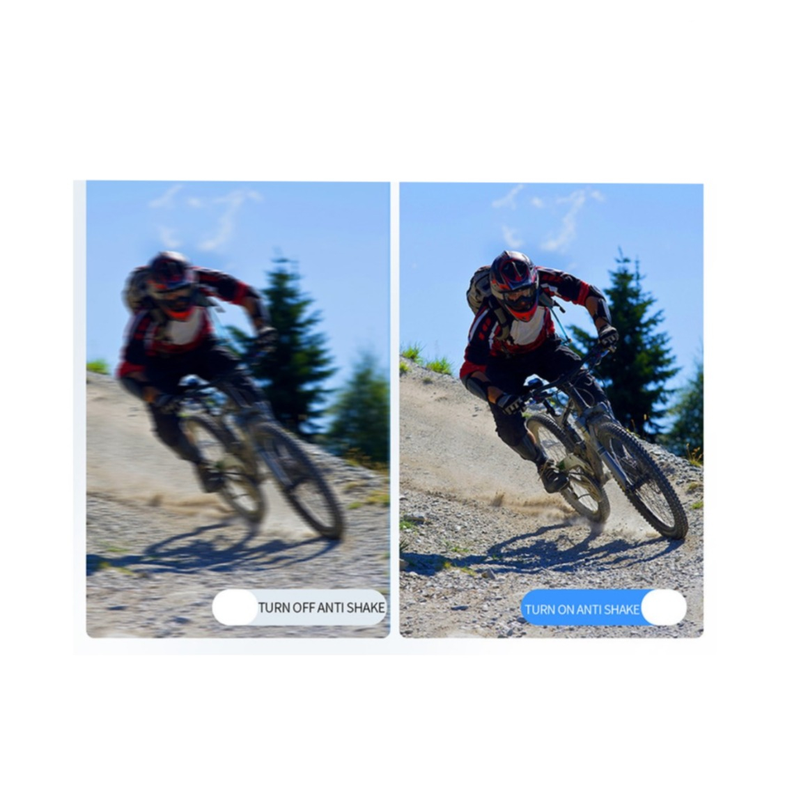 4K@60fps Ultra HD Action Cam WiFi Kamera 170° Weitwinkel 2“ IPS Display Micro SD Kartenslot und Fernauslöser   Halterungen (IP44) - Schwarz