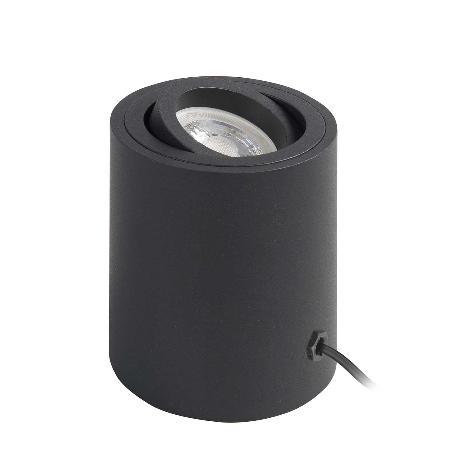 Highlight Tafellamp Rebel rond Ã 8 cm zwart