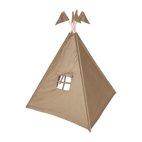 Overseas With Flags Tipi – Velours – Beige