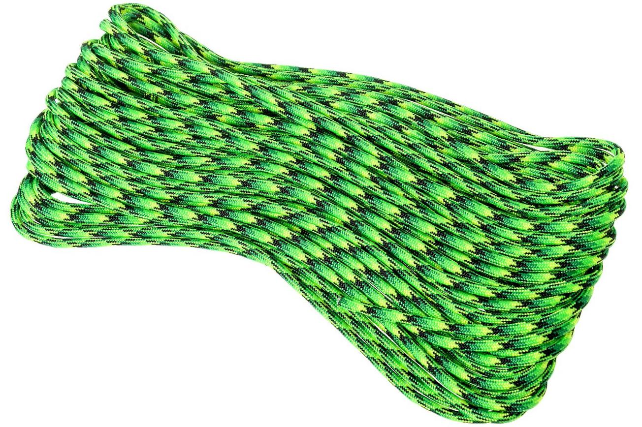 Knivesandtools 550 paracord type III, kleur: gecko, 50 ft (15,24 m)