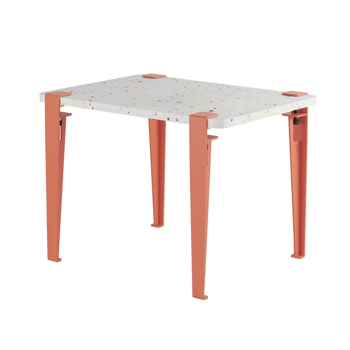 TipToe - Kinderschreibtisch Tutti Frutti, recycled plastic, flamingorosa