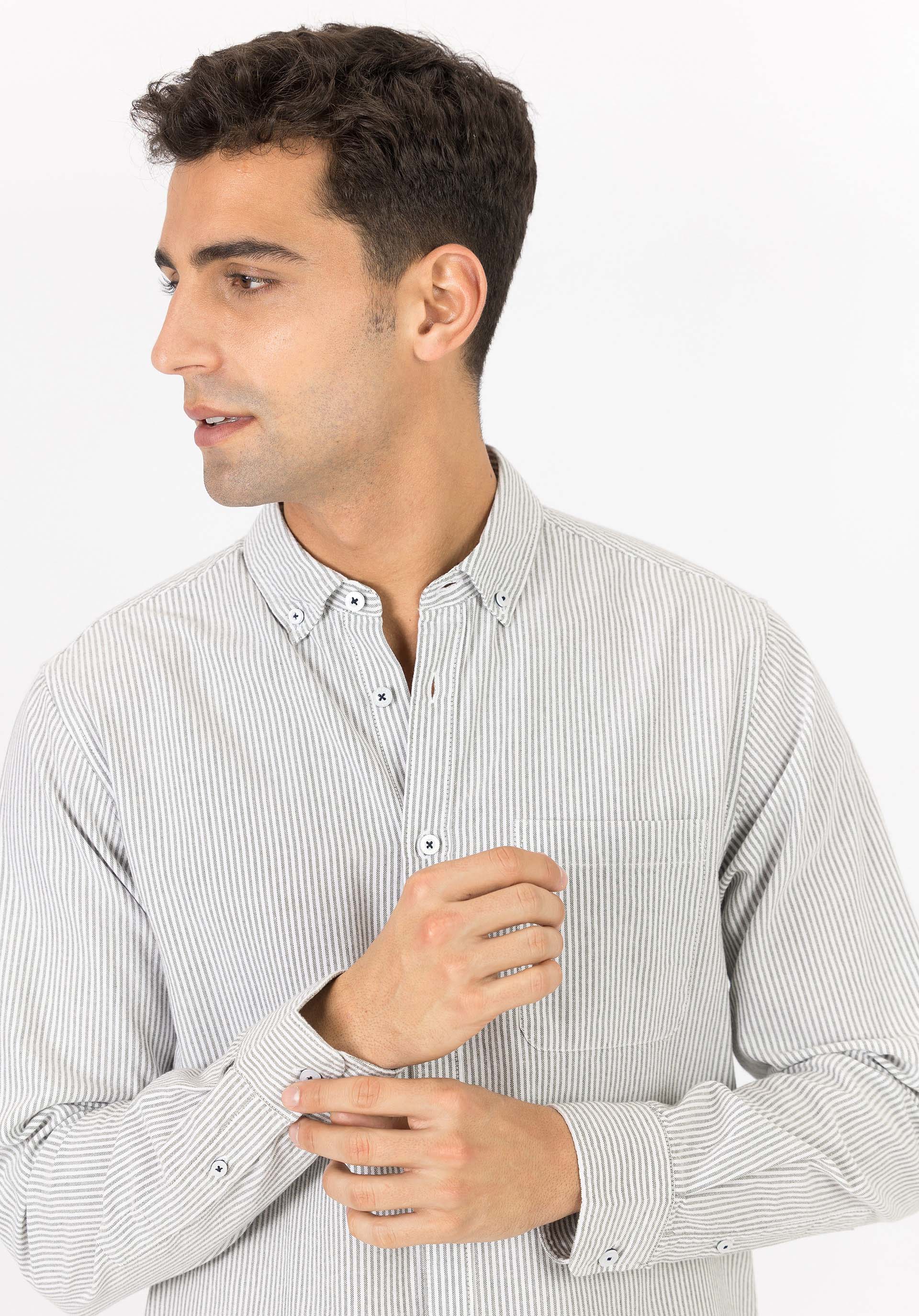 Camisa Manga Comprida Regular Fit Verde
