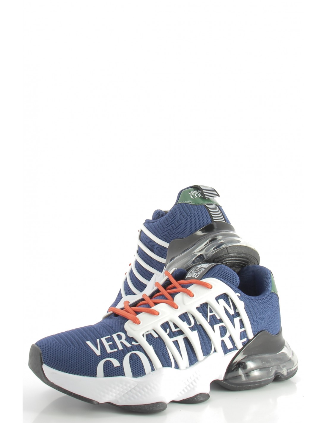 versace Sneakers Homme nomo Bleu/blanc/noir