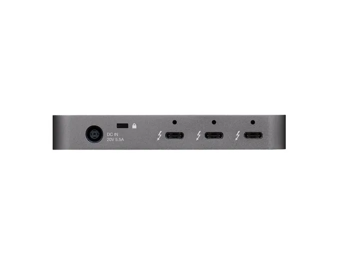 OWC Thunderbolt Hub - Hub - 4 x USB-C - Skrivebord - Sort/Grå