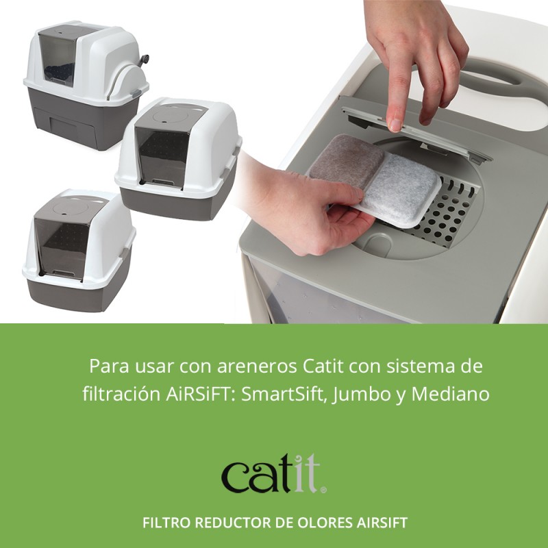 Filtro redutor de odor Catit Airsift. 6 unidades