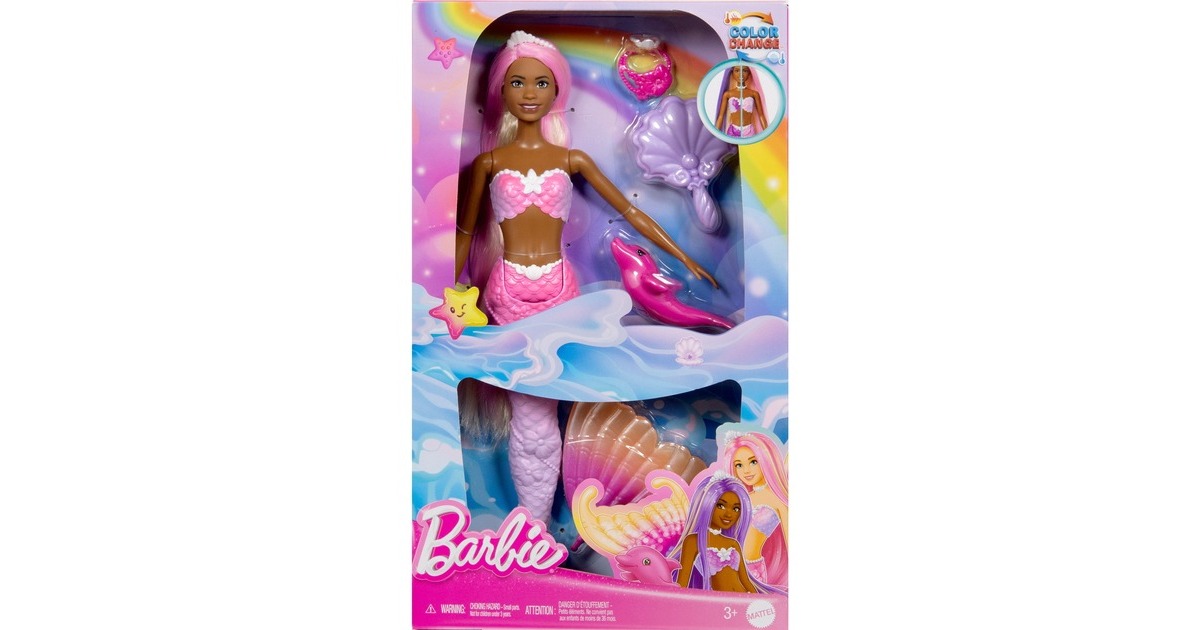 BarbieDreamtopia - Zeemeerminpop - Brooklyn  (Met kleurverandering)