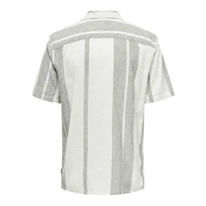 Only & Sons Caiden Stripe Linen Overhemd Heren