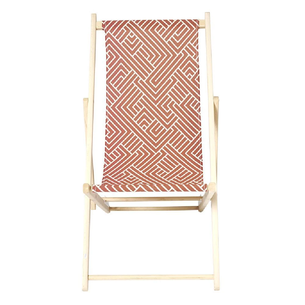 Chilienne Manarola en bois et tissu imprimé Manarola