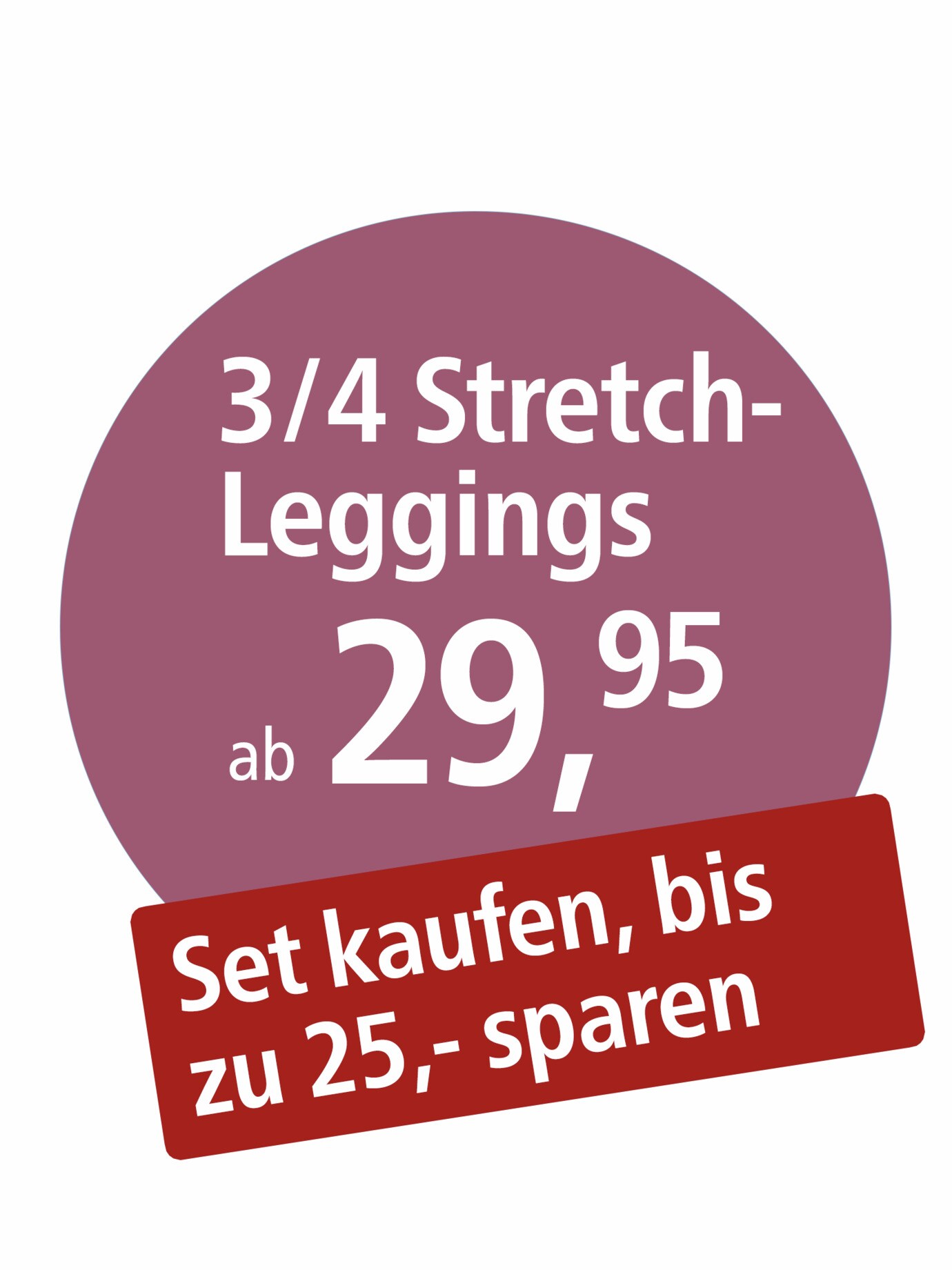3/4 Stretch-Leggings