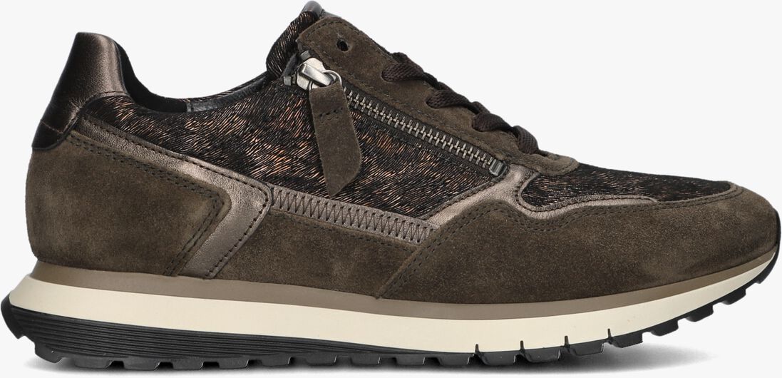 bruine gabor lage sneakers 378