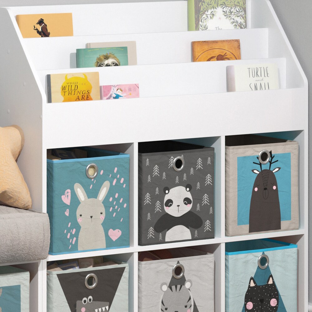 Vicco Kinderregal Bücherregal Aufbewahrungsregal Luigi Spielzeugablage Faltbox