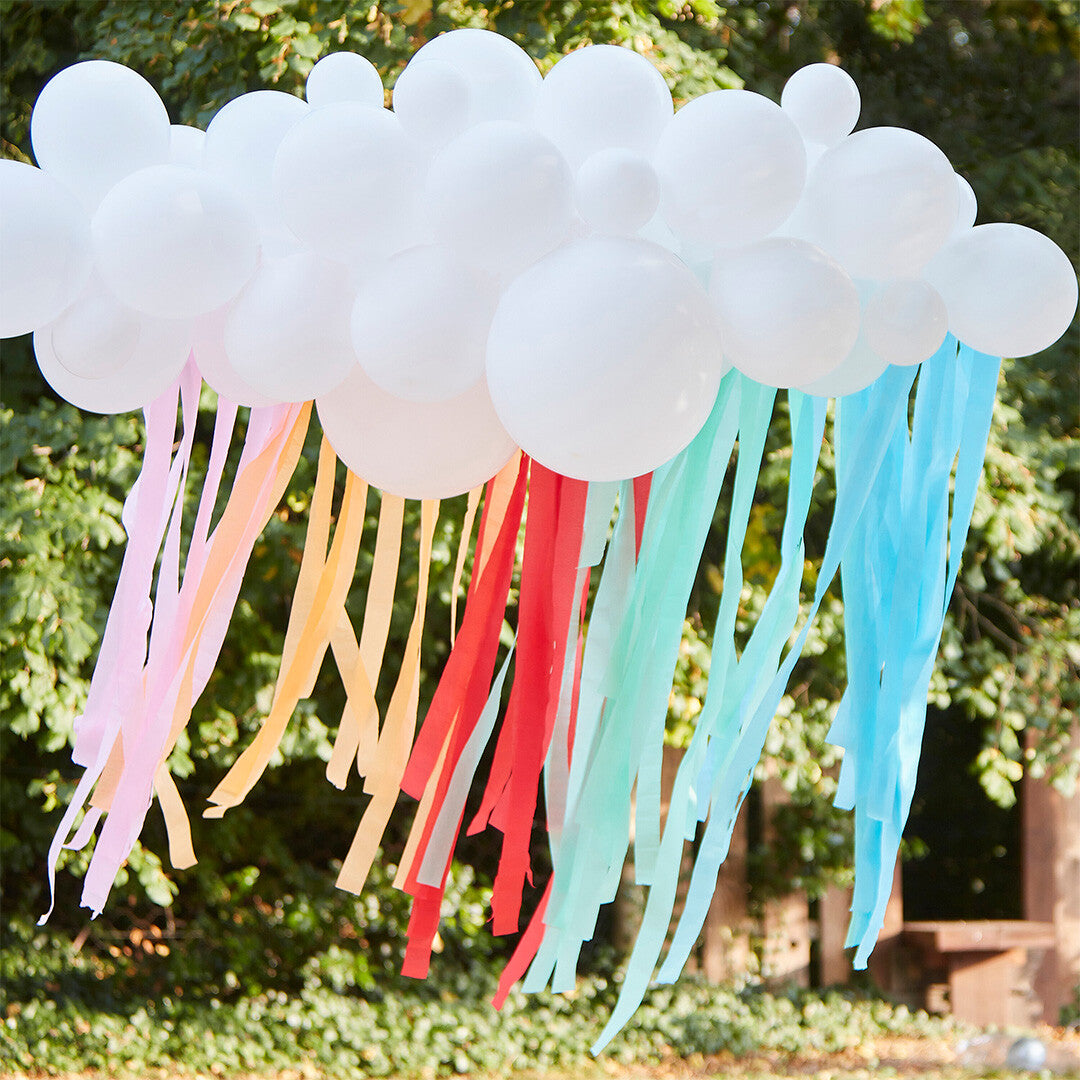 Ginger ray ballonnenwolk regenboog