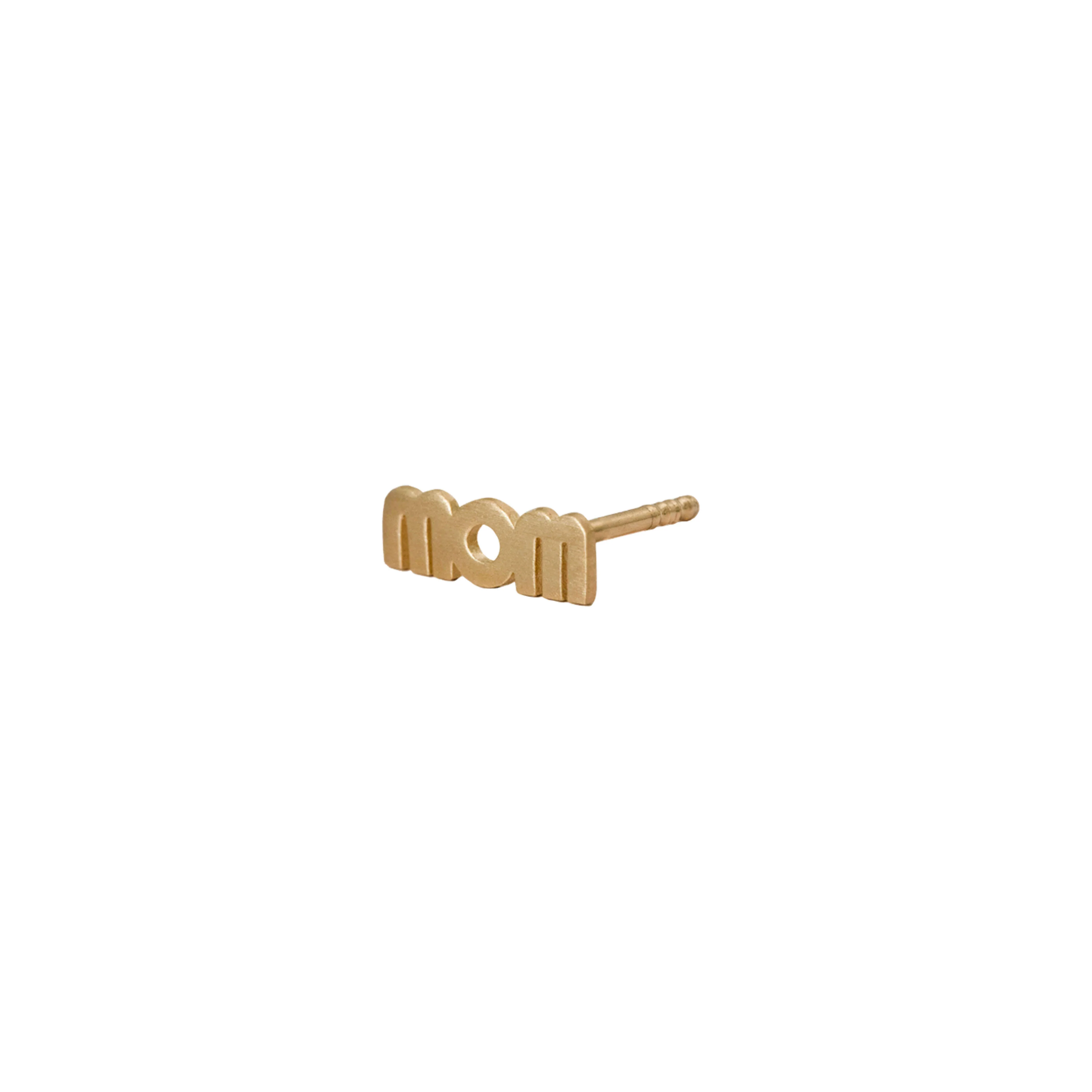 STINE A Jewelry  Wow Mom ørering  - forgyldt