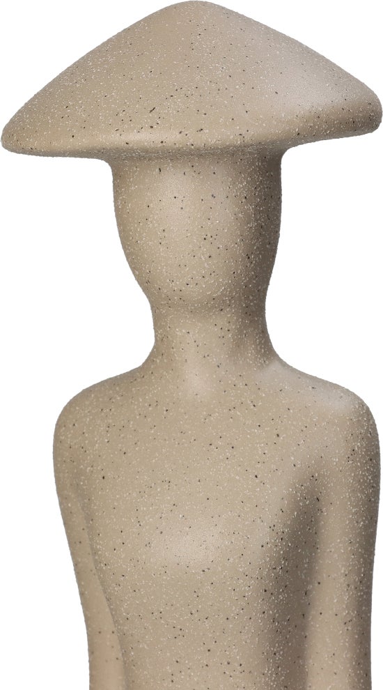 HD Collection beeld beige 9,5 x 9 x 39 cm