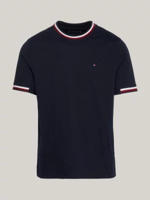 Camiseta de gola redonda com detalhes exclusivos