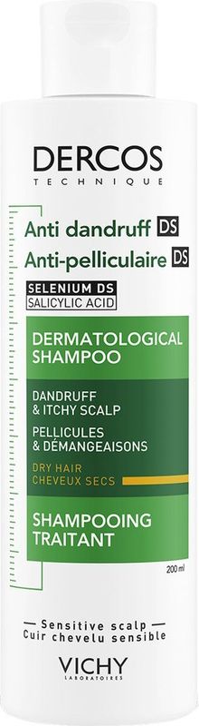 Vichy Dercos Anti-Roos Shampoo - Droog Haar - 200ml