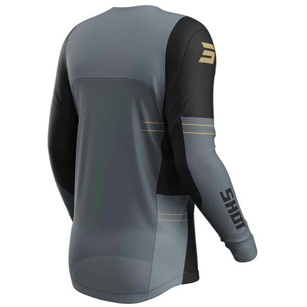 Shot - Maillot Contact Shield Noir / Gris / Or
